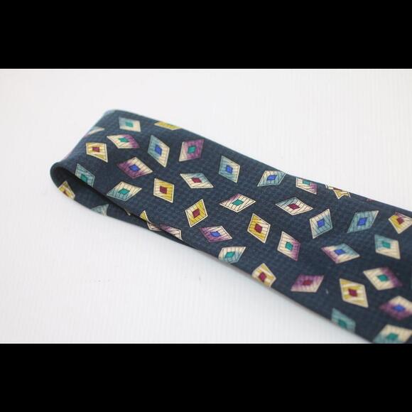tIE 100% PES Carlo Margo made in Belgium diamond logo - Picture 3 of 5